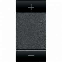 BT LL Антрацит Клавиша диммера +/- 1 модуль арт. L4911ADN