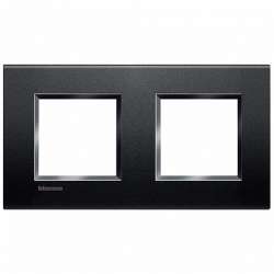 BT LL Антрацит Рамка прямоугольная, 2+2 мод арт. LNA4802M2AR