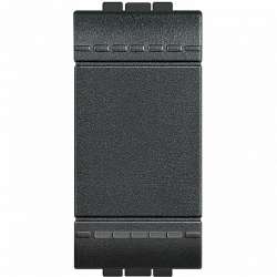 BT LL Антрацит Выключатель с винтовыми клемами, 1 мод арт. L4001N