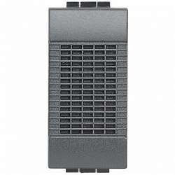 BT LL Антрацит Звонок 230В 5ВА - 80 дб, 1 мод арт. L4351/230