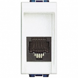 BT LL Бел Розетка RJ 11 1 мод арт. N4262/11