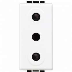 BT LL Бел Розетка с/з, 2P 16А 250В 1 мод арт. N4119
