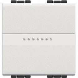 BT LL Белый Переключатель Axial безвинтовой зажим, 2 мод арт. N4053M2A