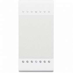 BT LL Белый Переключатель безвинтовой зажим, 1 мод арт. N4003A