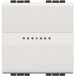 BT LL Белый Переключатель промежуточный Axial безвинтовой зажим, 2 мод арт. N4054M2