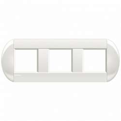 BT LL Белый Рамка овальная, 2+2+2 мод арт. LNB4802M3BI