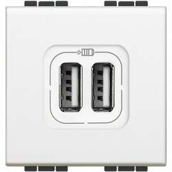 BT LL Белый Разъем д/зарядки 2хUSB арт. N4285C2