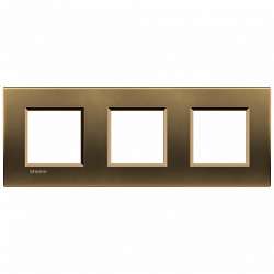 BT LL Бронза Рамка прямоугольная, 2+2+2 мод арт. LNA4802M3BZ