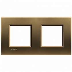 BT LL Бронза Рамка прямоугольная, 2+2 мод арт. LNA4802M2BZ