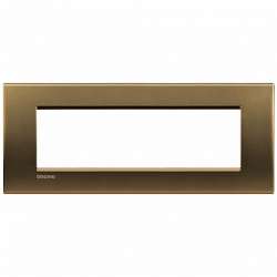 BT LL Бронза Рамка прямоугольная, 7 модулей арт. LNA4807BZ