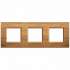 BT LL Европейский орех Рамка прямоугольная, 2+2+2 мод арт. LNA4802M3LNC
