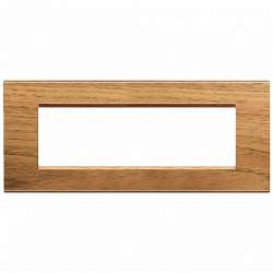BT LL Европейский орех Рамка прямоугольная, 7 модулей арт. LNA4807LNC