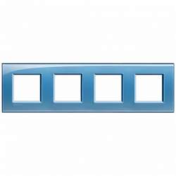 BT LL Голубой Рамка прямоугольная, 4 поста арт. LNA4802M4AD