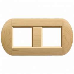 BT LL Клен Рамка овальная, 2+2 мод арт. LNB4802M2LAE