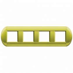 BT LL Лимон Рамка овальная, 4 поста арт. LNB4802M4CT