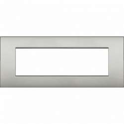 BT LL Лунное серебро Рамка AIR 7 модулей арт. LNC4807GL