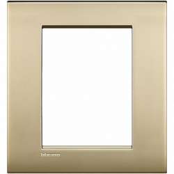 BT LL Матовое золото Рамка AIR 3+3 мод арт. LNC4826OF