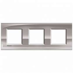BT LL Никель Рамка прямоугольная, 2+2+2 мод арт. LNA4802M3NS