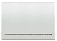 BT LL Серебро Клавиша металлическая для прямоугольных рамок, 3 мод арт. LN4931M3AG