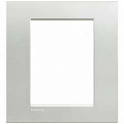 BT LL Серебро Рамка прямоугольная, 3+3 модуля арт. LNA4826AG
