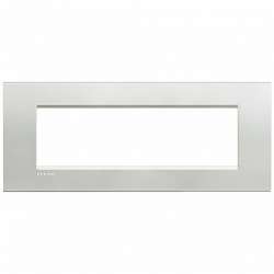 BT LL Серебро Рамка прямоугольная, 7 модулей арт. LNA4807AG