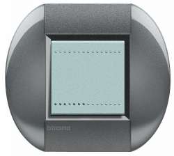 BT LL Серый Рамка овальная, 2 мод арт. LNB4802TG