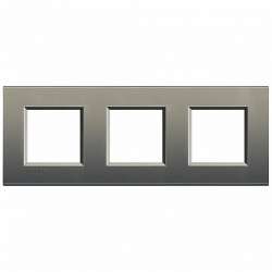 BT LL Серый шелк Рамка прямоугольная, 2+2+2 мод арт. LNA4802M3AE