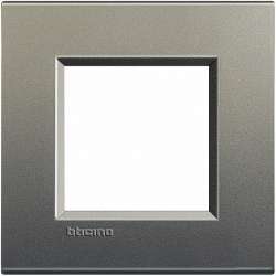 BT LL Серый шелк Рамка прямоугольная, 2 мод арт. LNA4802AE