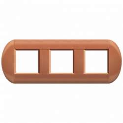 BT LL Сиена Рамка овальная, 3 поста арт. LNB4802M3SI