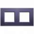 BT LL Синий шелк Рамка прямоугольная, 2+2 мод арт. LNA4802M2CB