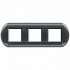 BT LL Сталь Рамка овальная, 2+2+2 мод арт. LNB4802M3AC