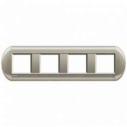 BT LL Титан Рамка овальная 4 поста, 2+2+2+2 мод арт. LNB4802M4TC