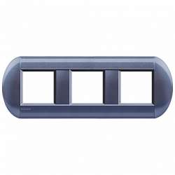 BT LL Виноград Рамка овальная, 3 поста арт. LNB4802M3GP