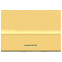 BT LL Золото Клавиша металлическая для прямоугольных рамок, 3 мод арт. LN4931M3OA