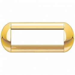 BT LL Золото Рамка овальная, 7 модулей арт. LNB4807OC