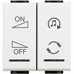 BT LT Бел Клавиша ON OFF 1 модуль арт. N4911AIN