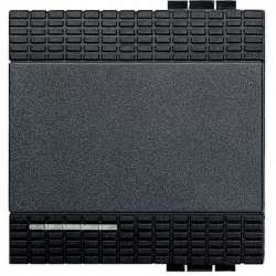 BT LV Антрацит Клавиша 1-ая с линзой подсветки, 2 мод арт. L4911/2