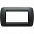 BT LV Чёрный Графит Рамка на 4 модуля арт. L4804GFN