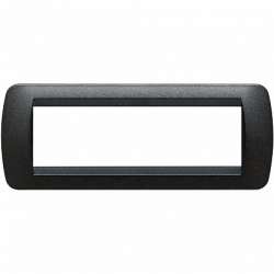 BT LV Чёрный Графит Рамка на 7 модулей арт. L4807GFN