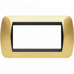 BT LV Натуральное Золото Рамка на 4 модуля арт. L4804OR
