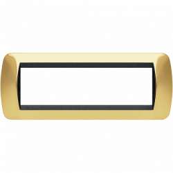 BT LV Натуральное Золото Рамка на 7 модулей арт. L4807OR