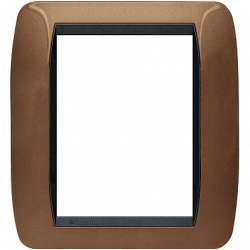 BT LV Окисленная Бронза Рамка на 3+3 модуля арт. L4826BO