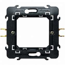 BT LV Суппорт 2 модуля (72х72 мм) крепление на лапках черный арт. L4702G