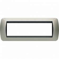 BT LV Светлый Титан Рамка на 7 модулей арт. L4807TC