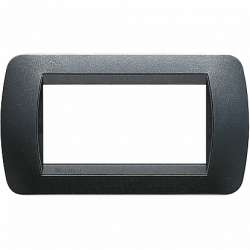 BT LV Тёмная Сталь Рамка на 4 модуля арт. L4804PA