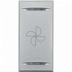 BT MH Axolute Алюминий Клавиша функциональная с симв вентилятор 1 мод арт. HC4911BC