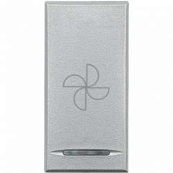 BT MH Axolute Алюминий Клавиша функциональная с симв вентилятор 1 мод арт. HC4915BC