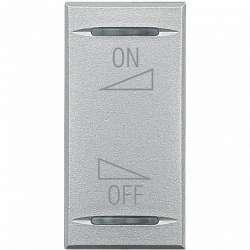 BT MH Axolute Алюминий Клавиша функциональная с символом регулировка on-off 1 мод арт. HC4911AI