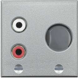 BT MH Axolute Алюминий Разъем RCA для подключения к внешней стереосистеме 2 мод арт. HC4560