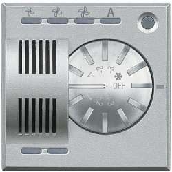 BT MH Axolute Алюминий Терморегулятор светл Fan-coil арт. HC4692FAN